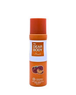 My Dear Body – Peach Perfumed Deodorant Body Spray 250ML