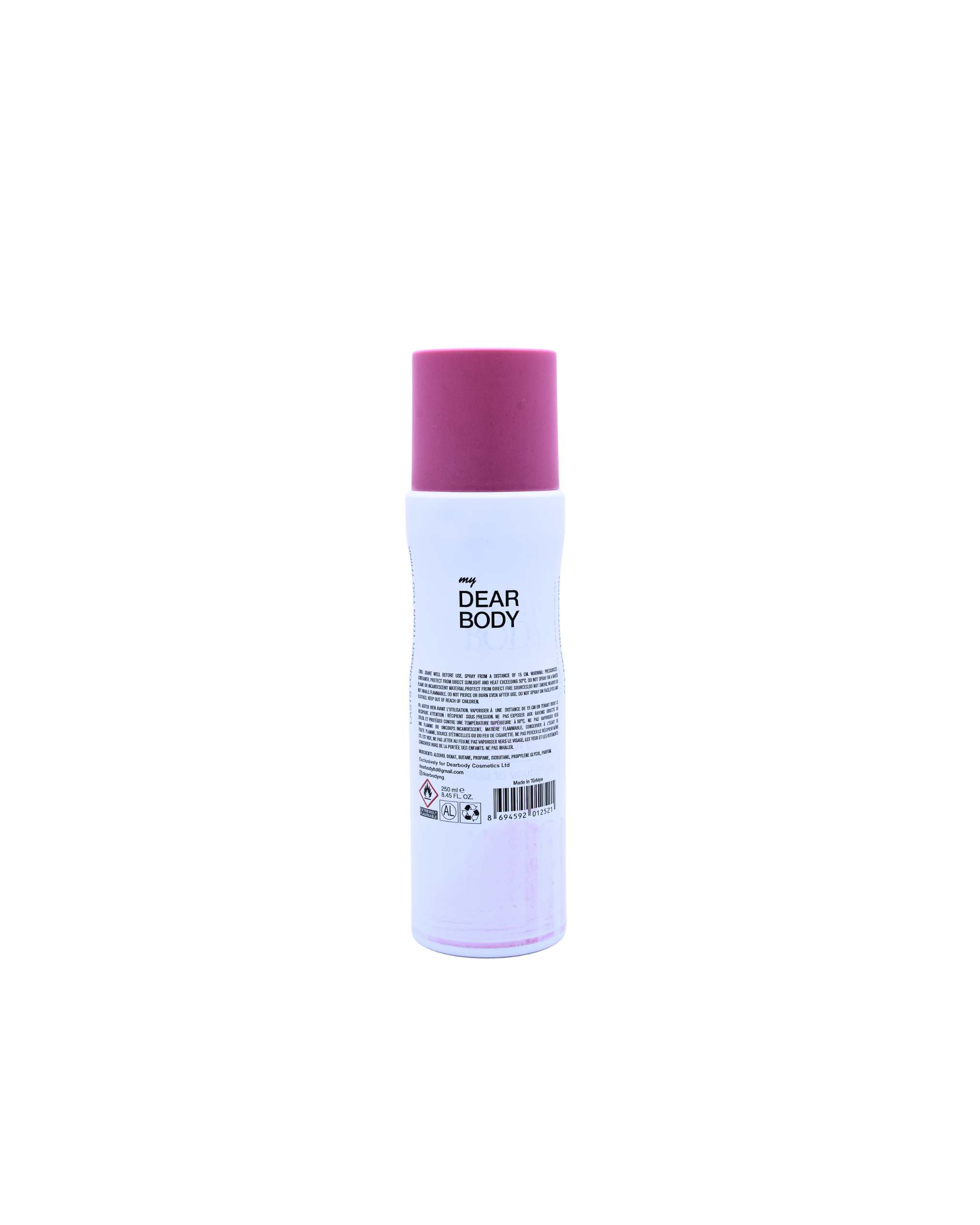 My Dear Body – Pink Chiffon Perfumed Deodorant Body Spray 250ML. 