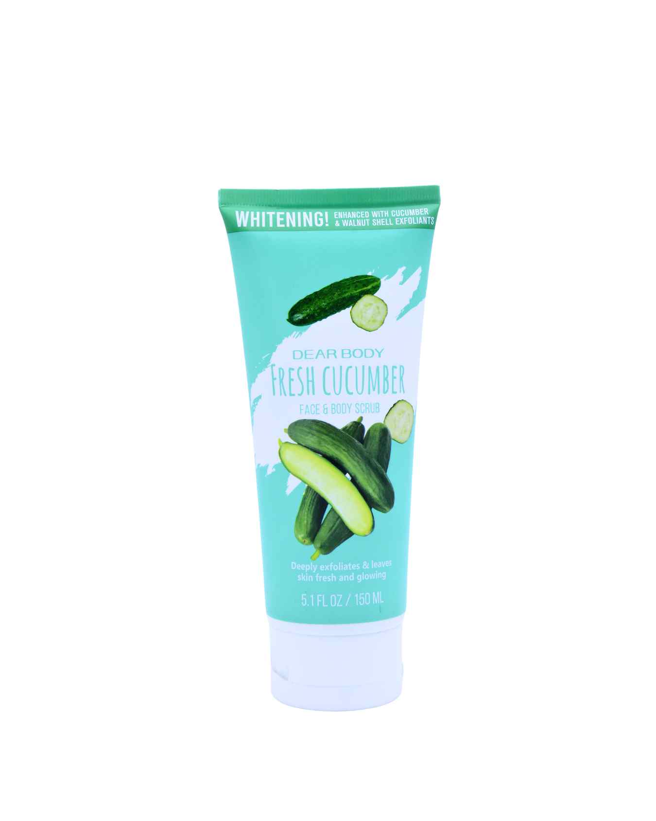 Dear Body Fresh Cucumber Face & Body Scrub 5.1FL OZ/150ML