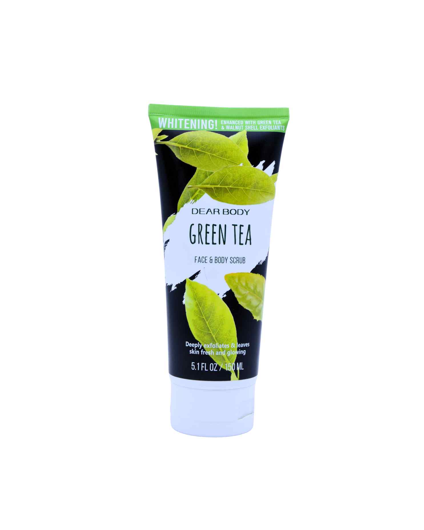 Dear Body Green Tea Face & Body Scrub 5.1FL OZ/150ML