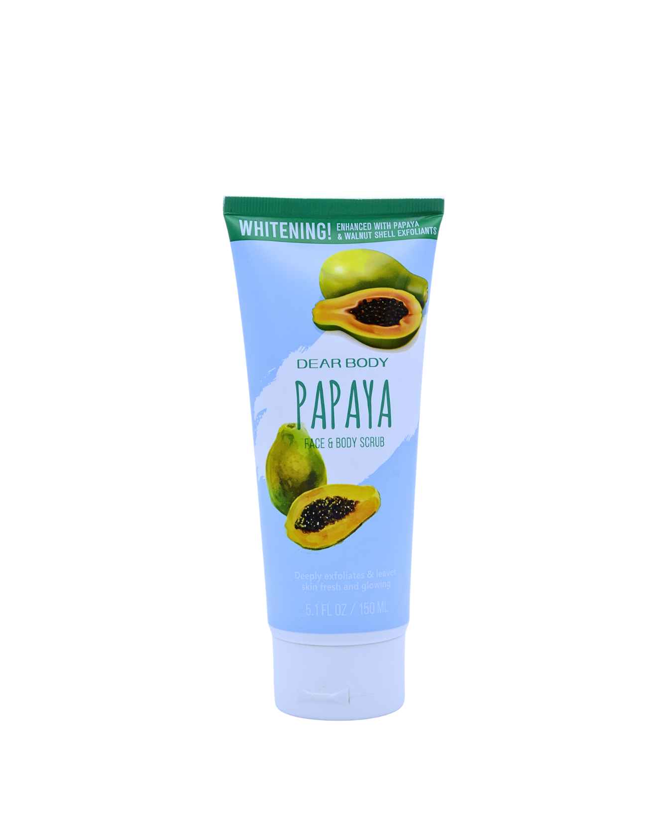 Dear Body Papaya Face & Body Scrub 5.1FL OZ/150ML